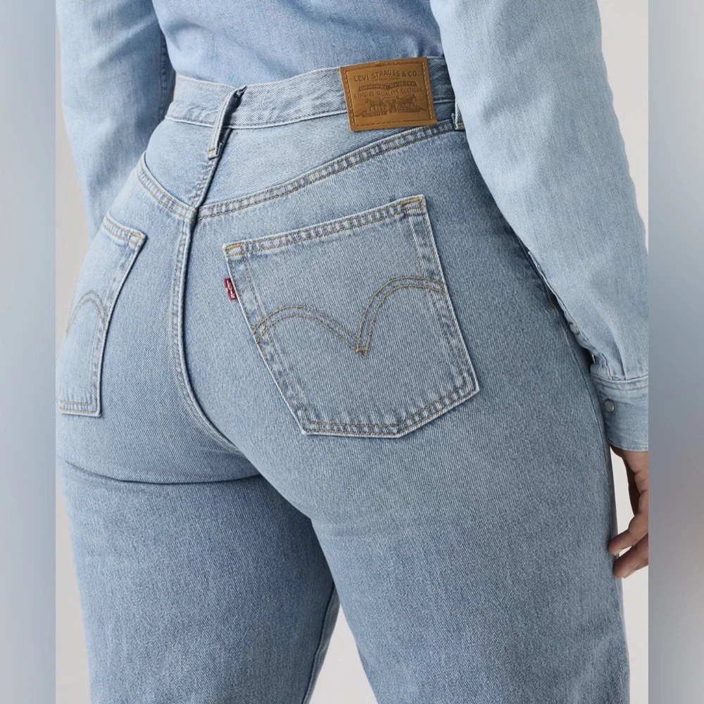 LEVI’S RIBCAGE WIDE LEG WOMEN'S JEANS - Picture 9 of 15